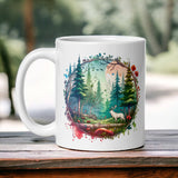 Enchanting Forest Landscape Ceramic Mug -